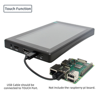 Monitor Portatile IPS LCD da 7 Pollici (H) con Risoluzione 1024*600 e Touch Screen per Raspberry Pi, Vendita all'Ingrosso