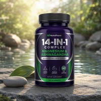 Complément alimentaire en gommes pour adultes OEM/ODM, calcium, magnésium, zinc, vitamine B12 K2, améliore l'immunité, 2 gommes par dose, 60 gommes