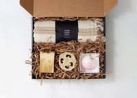 Coffret cadeau noël anniversaire vacances femmes hommes écharpe de Relaxation savon bain bombe luffa Spa ensemble cadeau