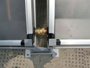 Calentador de Agua <span class=keywords><strong>Solar</strong></span> de Acero Inoxidable 304 de Panel Plano Presurizado de Alta Eficiencia de 100-300L para Uso en Exteriores en Hoteles y Hogares - Product Image 5