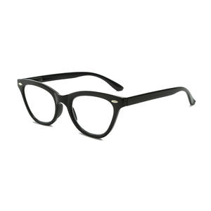 Venta al por mayor Retro ojo de gato gafas de presbicia Placa de carey verde Anti-Luz Azul gafas de lectura con marco de PC verde - Product Image 2