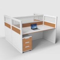 Fourniture de meubles de bureau modulaires en bois combinaison de postes de travail fabricant de postes de travail pour employés Table de bureau