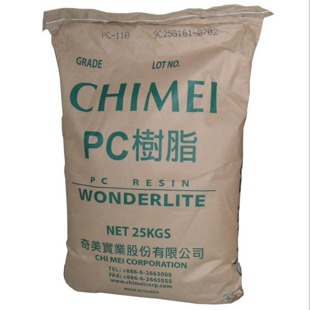 Chimei PC 110/122 Transparent Easy Coloring Plastic Granules High Flexibility Plastic Raw Materials PC Granule for Auto Headlamp