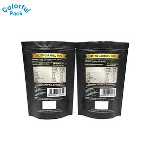 Impresión personalizada Spot Light Stand up Salted <span class=keywords><strong>Caramelo</strong></span> Bolsas de <span class=keywords><strong>palomitas</strong></span> de maíz Papel de aluminio laminado Reciclable Bolsas de embalaje de chocolate - Product Image 6