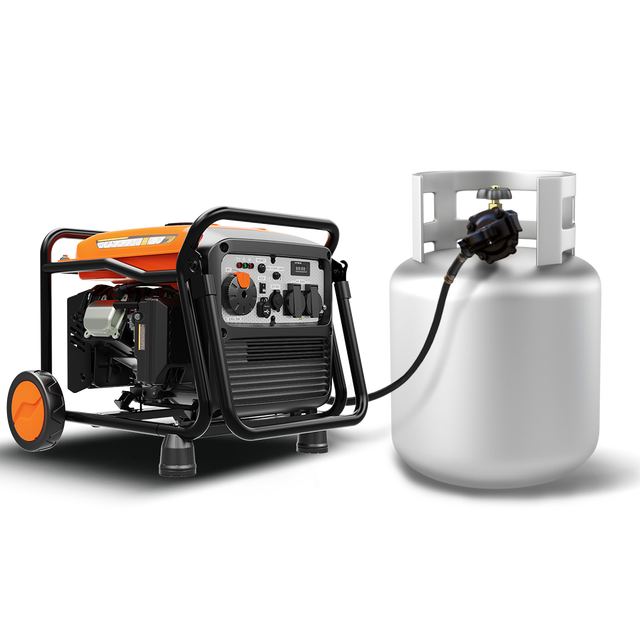 Factory Wholesale AC DC Dual Fuel Portable Inverter Gasoline Generator 4KW Natural Gas or Propane Powered Electric Generator
