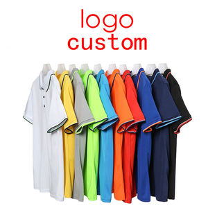 Polo homme respirant à col montant pour le sport d'été, vêtements <span class=keywords><strong>de</strong></span> golf et fitness, sans couture, personnalisable, imprimé uni - Product Image 4