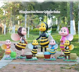 Escultura Decorativa <span class=keywords><strong>de</strong></span> Resina, Escultura <span class=keywords><strong>de</strong></span> Abeja <span class=keywords><strong>de</strong></span> Resina para Jardín, Proveedor <span class=keywords><strong>de</strong></span> Resina, Abeja <span class=keywords><strong>de</strong></span> Dibujos Animados - Product Image 3