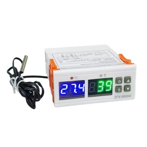 ZFX-9060A 10А AC110-20V интеллектуальный цифровой регулятор температуры, контроль времени нагрева и охлаждения, 3-1 выход реле термостата - Product Image 1
