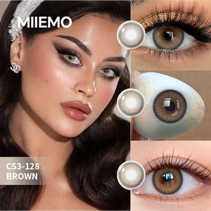 คอนแทคเลนส์สีฟ้า MIIEMO แบบนิ่ม สำหรับความงาม ขายส่ง - Product Image 2