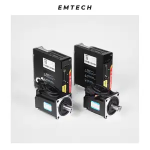 EMTECH مع مرحلة محرك 2.39N.m وحدة فرامل 17bit آلة و 750w مغلقة cnc محرك أدوات السائق عدة مساعدات إجمالي 220v 1 مرحلة