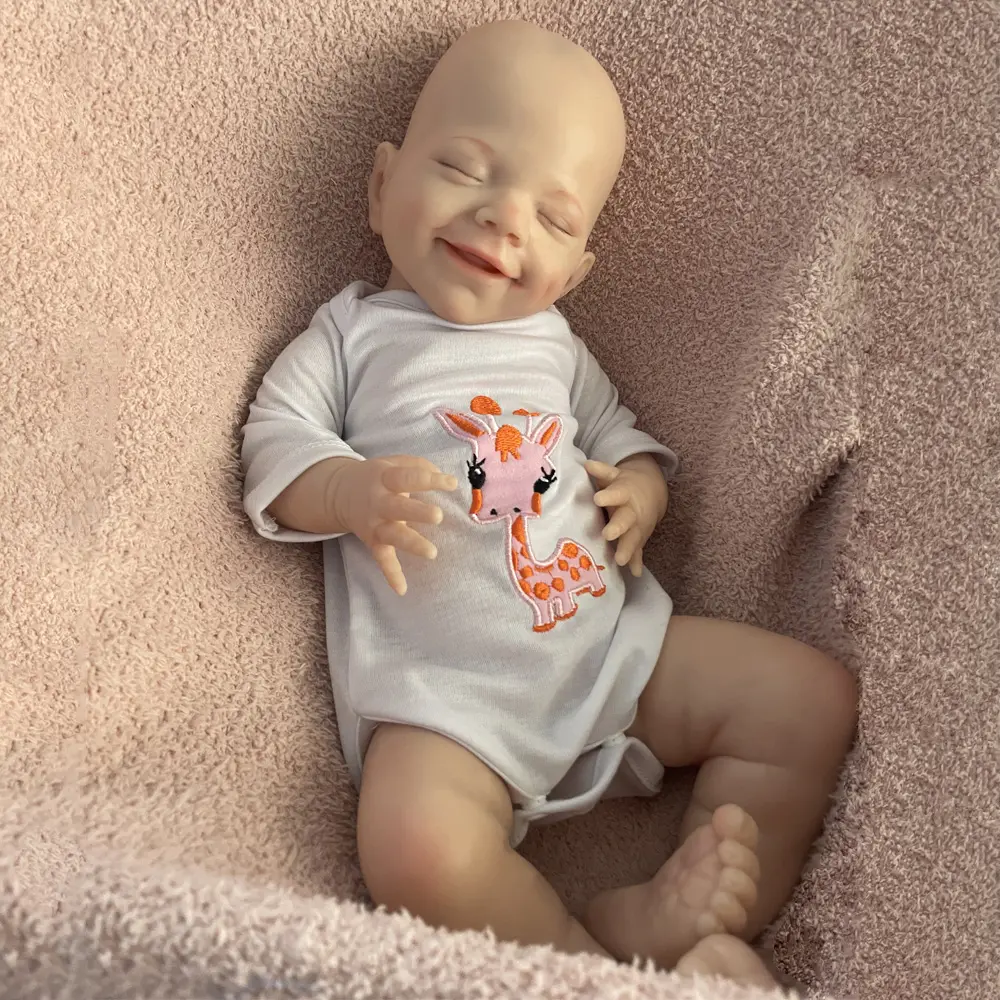 Bambola Reborn adorabile 44cm 3.5kg rapporto 1:1 flessibile per tutto il corpo Reborn Baby Toy Doll miglior regalo di natale ragazzi ragazze