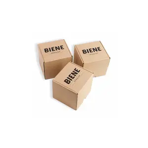 Высококачественная переработанная коричневая крафт-бумага, гофрированная картонная коробка, упаковочная коробка, индивидуальная почтовая коробка