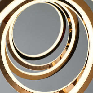 Luminaire de luxe moderne avec anneau et pendentif en LED pour salle à manger, éclairage de cuisine, <span class=keywords><strong>lustre</strong></span> décoratif, <span class=keywords><strong>bar</strong></span> d'intérieur, luminaire suspendu - Product Image 3