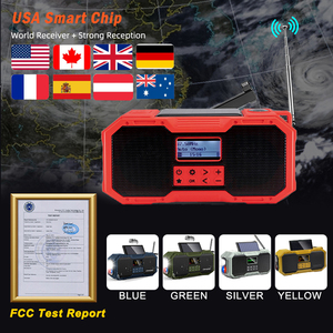 2025 Kopen Beste Rood Draagbare 4000 Mah Dab Zaklamp Digital Hand <span class=keywords><strong>Cranck</strong></span> Noodradio Solar En Opwindbaar Kit de supervivencia - Product Image 6