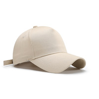Gorra de béisbol para hombre, venta al por mayor, gorras de béisbol de 5 paneles de moda, logotipo de Color sólido, gorra de béisbol en blanco personalizada
