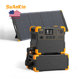 Station d'alimentation solaire portable d'urgence 2400W avec option de connexion parallèle pour une capacité accrue - Product Image 1