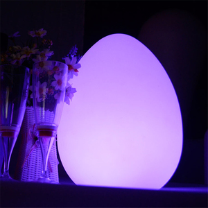 Lampe LED imperméable en forme d'œuf, lumières décoratives pour chambre à coucher, éclairage de vacances, lampe de table LED, lampes de nuit pour chambre d'enfant - Product Image 3