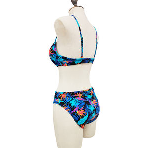 Vente en gros sur mesure Boxers sexy <span class=keywords><strong>taille</strong></span> <span class=keywords><strong>haute</strong></span> pour femmes Ensemble short <span class=keywords><strong>taille</strong></span> <span class=keywords><strong>haute</strong></span> 2 pièces Bikini sexy Maillots <span class=keywords><strong>de</strong></span> <span class=keywords><strong>bain</strong></span> <span class=keywords><strong>de</strong></span> plage pour femmes personnalisés - Product Image 3