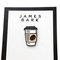 Broches et badges de revers en métal, émail dur et doux, avec logo personnalisé, motifs mignons de dessins animés, tasses de thé au lait et café, pour vêtements et cadeaux, pour fabricants
