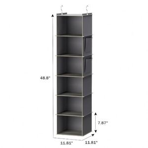 Organizador de Armario Colgante de Tela No Tejida, Bolsa de Almacenamiento Portátil para Ropa, Estantes Colgantes para Ropa - Product Image 3