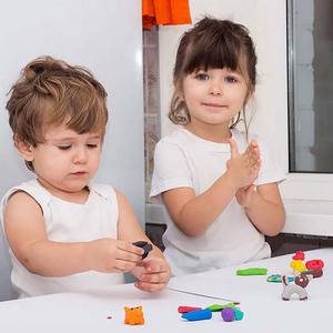 Kit de bricolage en <span class=keywords><strong>argile</strong></span> à modeler douce et non toxique LISI 24/50 couleurs avec outils pour cuire au <span class=keywords><strong>four</strong></span> ou sécher à l'air libre en polymère sans danger pour les enfants Fournitures d'art - Product Image 4