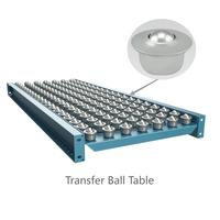 Fabricant de convoyeurs à rouleaux, table de transfert à billes universelle, ligne d'assemblage pour la manutention de boîtes