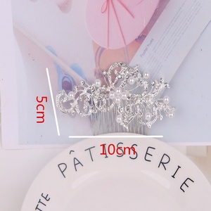 Accessoires pour cheveux de mariée, épingles à cheveux en cristal, strass, diamants, perles, femmes, métal, queue de rat, pince à cheveux de <span class=keywords><strong>mariage</strong></span>, <span class=keywords><strong>peigne</strong></span> pour <span class=keywords><strong>chignon</strong></span> - Product Image 5