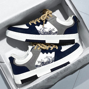 Sneakers da Uomo Stile Popolare <span class=keywords><strong>Impermeabili</strong></span> Nuova Moda in PU Sportive 2024 di Tendenza Retrò Basse Casual e con Suola Piatta - Product Image 2