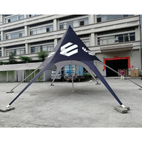 Vente directe d'usine, grande tente étoile, tente hexagonale, auvent de plage, auvent multi-personnes, tente araignée