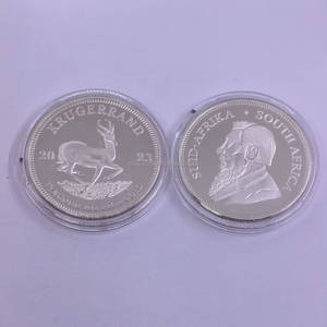 Moneta Commemorativa Personalizzata in Metallo 2021-2025, Placcata Oro 3D, Souvenir Presidenziale Sudafricano, Collezione in Argento MK - Product Image 3