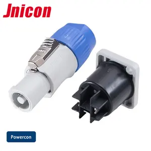 Jnicon Powercon Led Cabinet Power Connector IP65 IP44 AC Female Male Powercon For LED Lighting