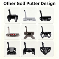 Putter personnalisé avec logo, zéro couple, centre de gravité bas, face fraisée CNC, pour gaucher