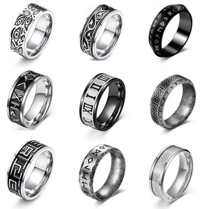 <span class=keywords><strong>En</strong></span> gros FANKE Vintage Other Baked Black Vivi Jingwen Ring Net Red Explosions <span class=keywords><strong>Rime</strong></span> Other Material Decompression Cross-Border - Product Image 1