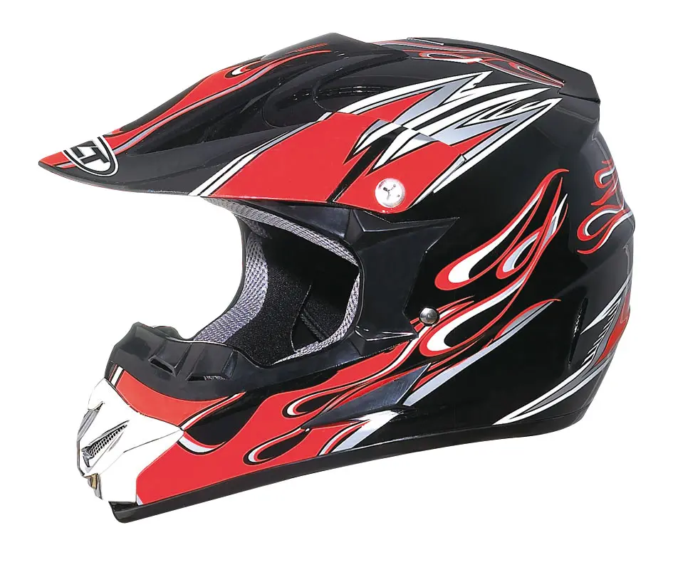 Offroad motorcycles helmet do Chrome in Chin full face for sport with DOT certificate