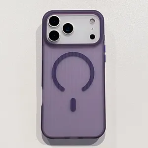 Funda Magnética con <span class=keywords><strong>Carga</strong></span> Inalámbrica CHAOYIDIAN, Diseño Corrugado, para <span class=keywords><strong>iPhone</strong></span> 17 Air 16 15 14 13 <span class=keywords><strong>12</strong></span> 11 Pro Max, Antigolpes, Acabado Mate - Product Image 2