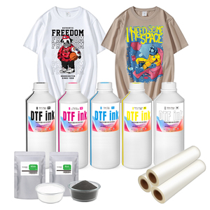 Xcellent Großhandel ohne Sediment DTF-Drucker Tinte Textil pigment druck DTF-Tinte 1000ml weiße DTF-Tinte für XP600 I3200 Kopf - Product Image 1