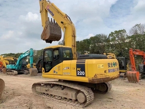 Excavadora de cadenas Komatsu PC220-7 de segunda mano, 22 toneladas, motor de 125 kW, lista para enviar - Product Image 2