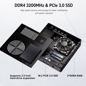 MSECORE I7-9700F I9-9900T 8 cœurs DDR4 NVMe SSD <span class=keywords><strong>4K</strong></span> 2*Affichages Win11/Linux Garantie 3 ans Nouveau Mini PC de jeu - Product Image 2