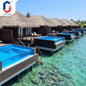Piscina de fibra de vidrio sobre suelo para resort, hotel o jardín con equipo completo. - Product Image 2