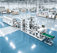 Machine d'impression flexographique à plat automatique 6 couleurs de qualité industrielle pour la fabrication d'étiquettes