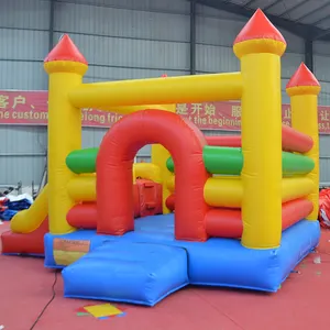 Fashion Popular Inflatable Slide Water Parks Commercial Rental White Bouncy Castle Bounce House White