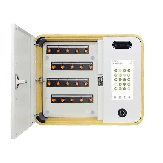 Caja de Seguridad portátil con tarjeta de huella dactilar y huella dactilar, caja de seguridad para llaves de coche