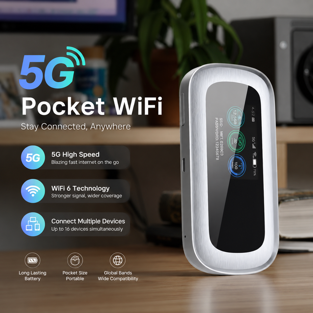 Industrial 5G WiFi6 Router Hotspot Wifi Router with Sim Card High-Speed Portable Internet Router Modem 5G Wireless Wifi Router