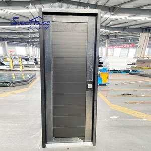 Portes à charnières en aluminium à impact de type ouragan, design moderne, NFRC NOA FPA AS2047, haute qualité - Product Image 4