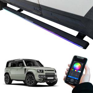 2002 Old Landrover <span class=keywords><strong>Defender</strong></span> diseño desplegable pie estribo escalones laterales eléctricos para Land Rover <span class=keywords><strong>Defender</strong></span> 110 300tdi 2023 - Product Image 1