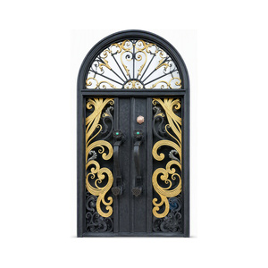 Porta d'Ingresso <span class=keywords><strong>in</strong></span> <span class=keywords><strong>Ferro</strong></span> Stile Americano, Porta <span class=keywords><strong>in</strong></span> <span class=keywords><strong>Ferro</strong></span> per Case - Product Image 1
