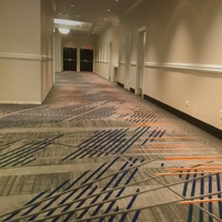 Rouleau de tapis d'hôtel de luxe à fleurs orientales de style américain Taille personnalisée Banquet Hall Couloir Salle à manger Tapis