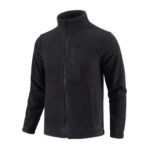 Veste polaire d'extérieur pour <span class=keywords><strong>homme</strong></span>, col montant, coupe-vent, fermeture éclair avec logo, <span class=keywords><strong>manteau</strong></span> chaud d'hiver, taille <span class=keywords><strong>XS</strong></span> - Product Image 3