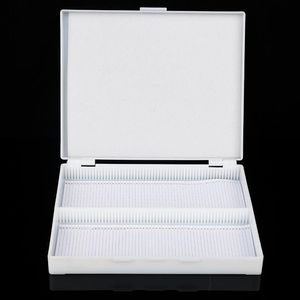 Hongbolai 120 Slides Box <b>Microscope</b> Slide Storage Case With Lid For Lab Use - Product Image 1