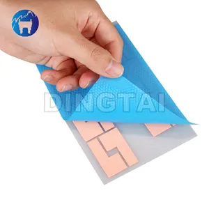 Factory Customized 4w 0.75mm Heat Resistant Foamed Silicone Sheet Thermal Silicone Pad For Insulation